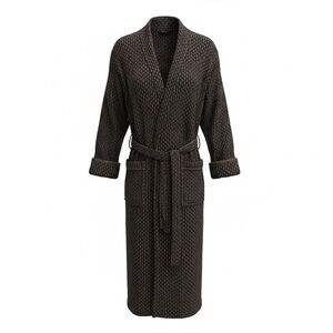 Jones New York 100% Thick, Luxurious Cotton Bathrobe w Pockets